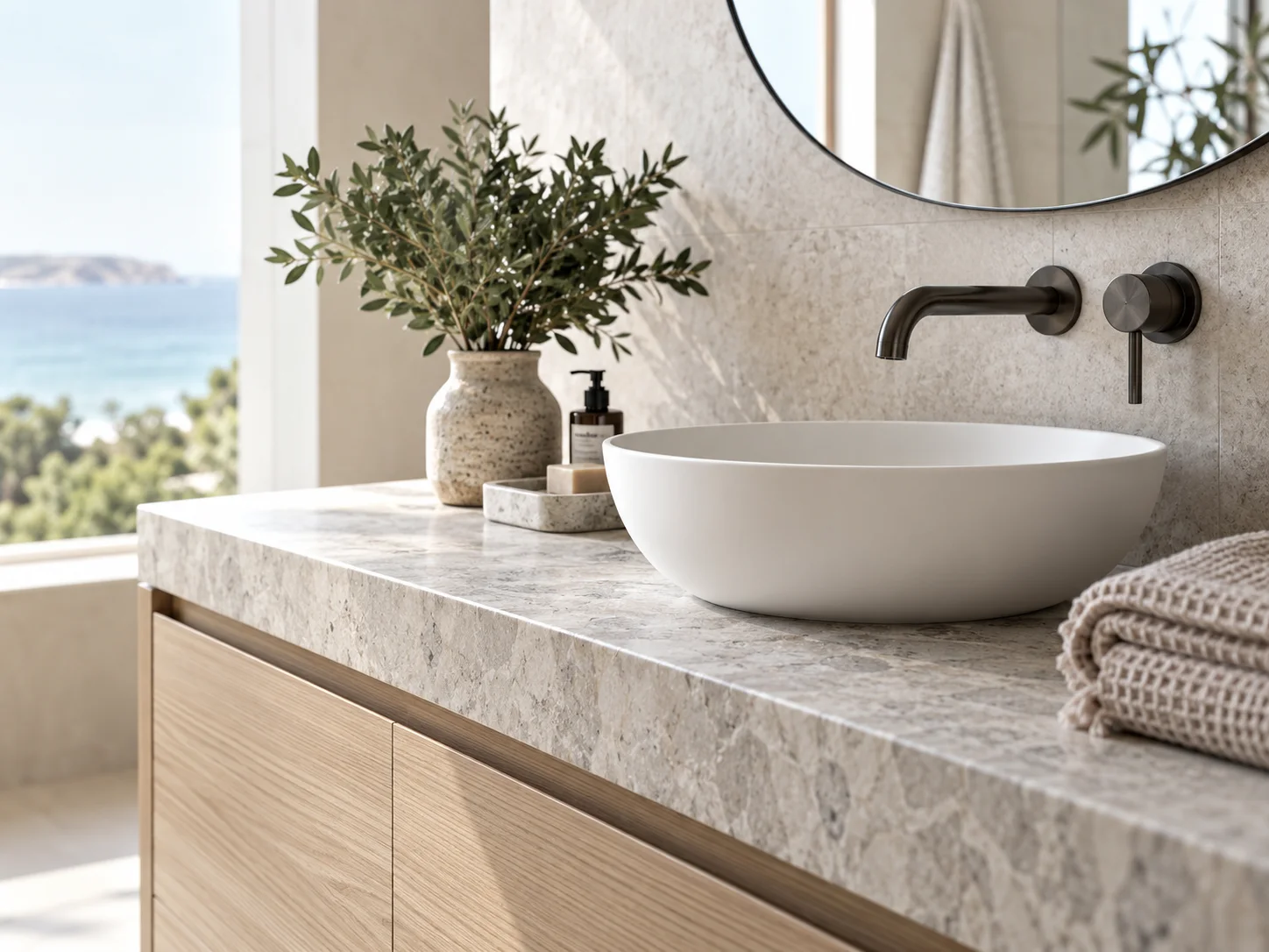 Completed bathroom renovation, Bankstown